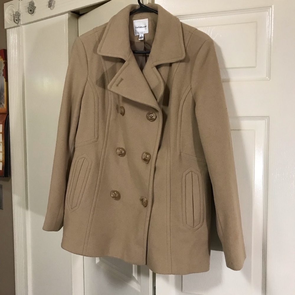 Croft & Barrow‎ Wool Blend Coat SZ LG